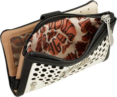 Anekke Alma RFID Wallet, Protection and Elegant Style, Spacious Compartments and Zipper, Dimensions: 18 x 10 x 2 cm, Wallets for Women, Multicolor