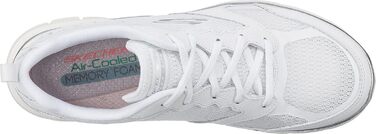Кросівки Skechers Flex Appeal 4.0 Active Flow для жінок, 40 EU, білі, шкіра та сітка