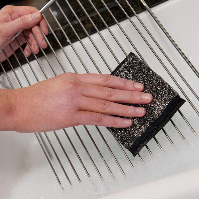 Marigold Scrub Away Stainless Steel Scouring Pad, 20 Pack of 1 Each, Grey, 11 x 1.8 x 15.5 cm
