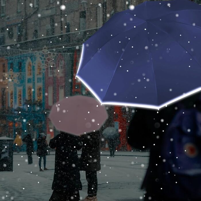 Міцний парасолька-інверсія з 40 спицями, автоматичний парасолька Knirps, діаметр 105 см - для жінок та чоловіків, бордовий