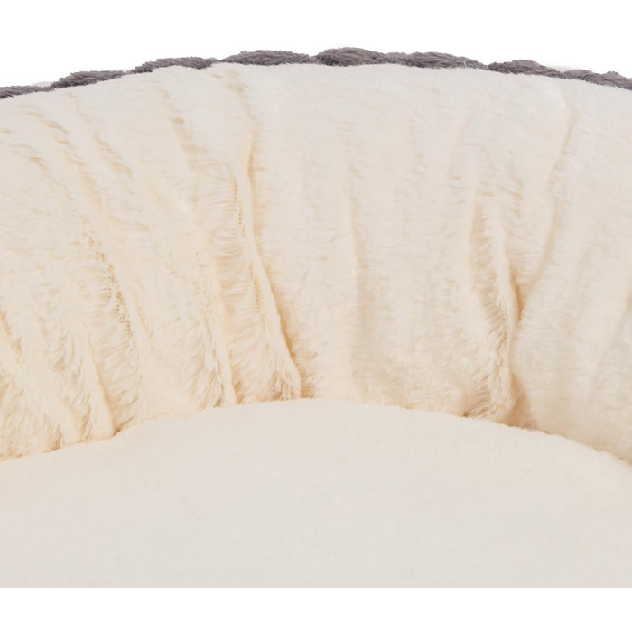 Кігтечка для котів Wallace & Jones Cameron - овальне ліжко-корзина, антрацит-бежеве, розмір S, 55 x 45 x 17 см