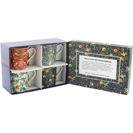 Leonardo Collection William Morris Mugs, Set of 4