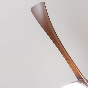 Стельовий вентилятор Cecotec EnergySilence Aero 5280 LightWood з LED підсвіткою 18W, діаметр 132 см, DC мотор, пульт, таймер, режим зима/літо