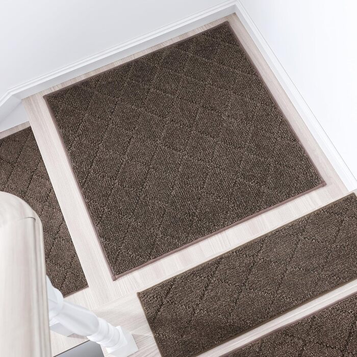 Ковзаючі килимки на сходи Cosy Homeer, 71,1 x 22,9 см, 10 шт., поліестер, TPE-підкладка, для дітей та собак