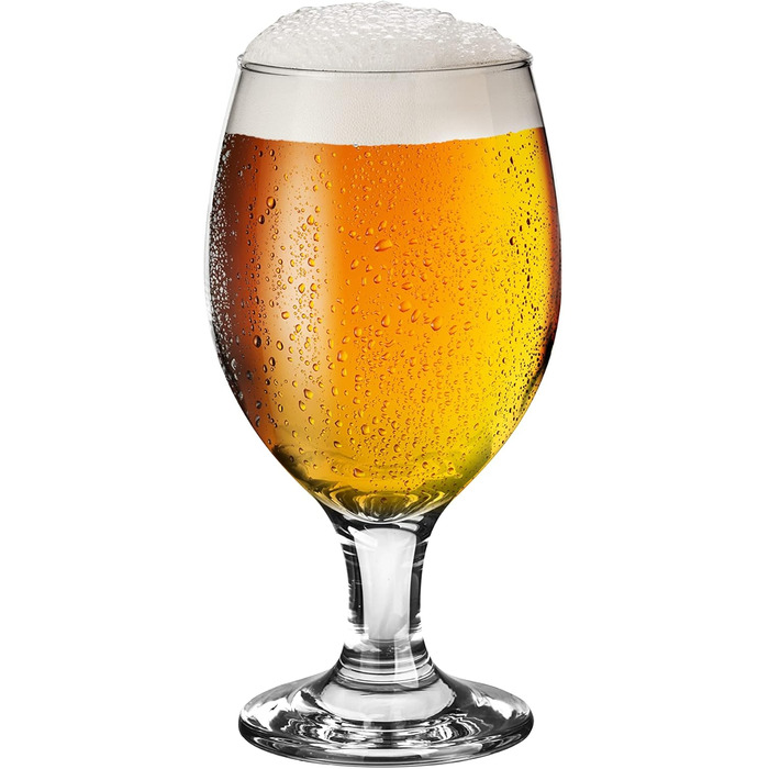 Набір келихів для пива Krosno Glasmark 0,36 л (6 шт.) - для крафтового пива, коктейлів, миття в посудомийній машині