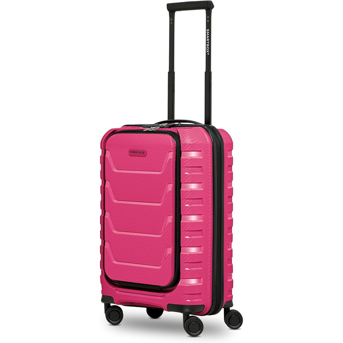 Набір валіз SMARTBOX Hartschalen 3 шт. з розширенням 3 см, з TSA-замком, з відділенням для ноутбука (Рожевий, S (55 см))