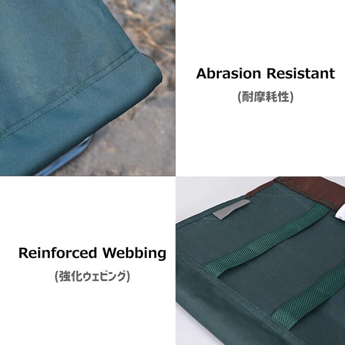 Складний стільчик для кемпінгу Azarxis: легкий, портативний, для риболовлі, піших прогулянок, відпочинку на дачі та барбекю. У комплекті сумка. Колір: коричневий