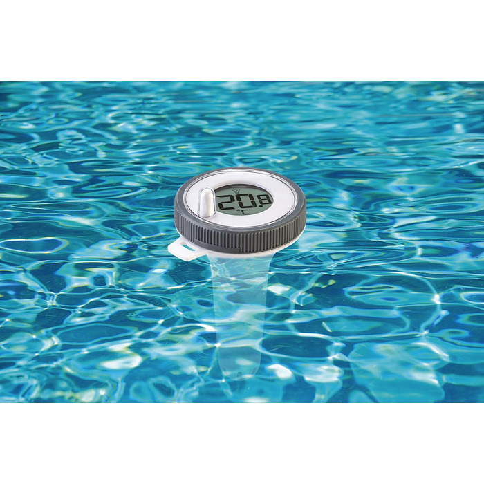 infactory Pool Thermometer: Digital Pond & Pool Thermometer, Radio Receiver, Color LCD, IP67 (Pool Radio Thermometer, Radio Pool Thermometer, Temperature Sensor)