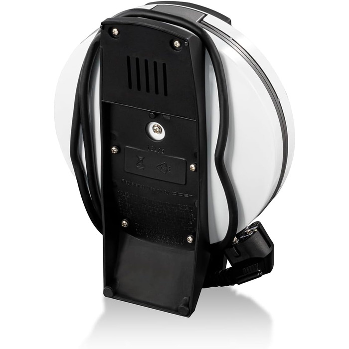 Вафельниця Cloer 1621 для класичних вафель у формі серця, 930 Вт, розмір вафелі 15,5 см, регульований ступінь прожарювання, білий колір, метал, одноразова