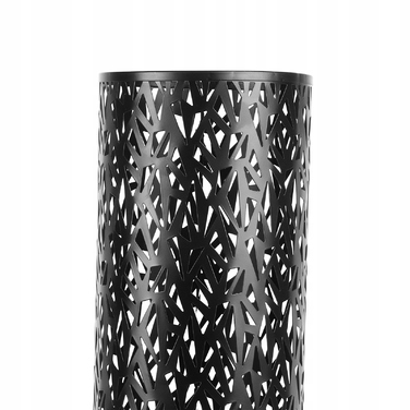 Підставка для парасольок з піддоном для передпокою та холу, чорна, ажурна