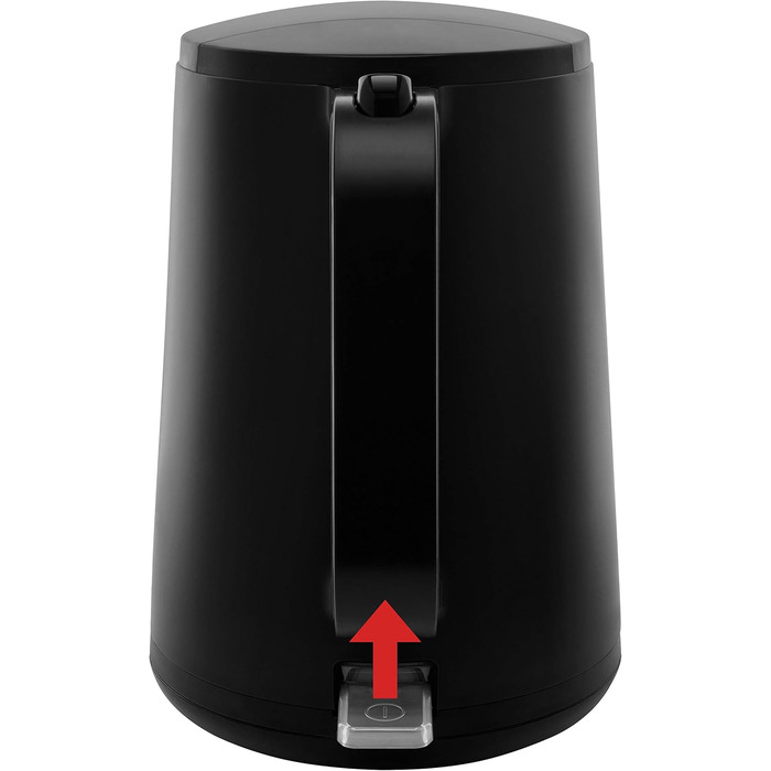 Електричний чайник Tefal Includeo KI5338, 1.7 л, 2400 Вт, з фільтром та протиковзкою ручкою, чорний