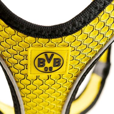 Шлейка для собак HUNTER HILO COMFORT BVB, жовта, з 3D-сіткою, світловідбиваюча, XS-S, обхват 40-46 см