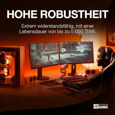 SSD Seagate FireCuda 530R 4TB NVMe Gen4 PCIe 3.0 для PC/PS5, 7400 MB/s, 3D TLC NAND, 5.050TBW, Data Rescue Service