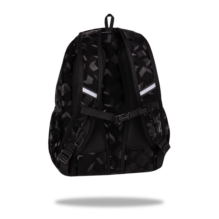 Молодіжний шкільний рюкзак CoolPack Pick Trace Square 3D, чорний