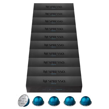 Кава Nespresso Vertuo Odacio | Арабіка, середнього обсмаження, 100 капсул | 230 мл, сумісна з VERTUO