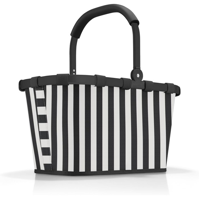 Сумка-шопер Reisenthel Carry Bag – чорний (Summerstripes Black) з великим об'ємом та зручною внутрішньою кишенею
