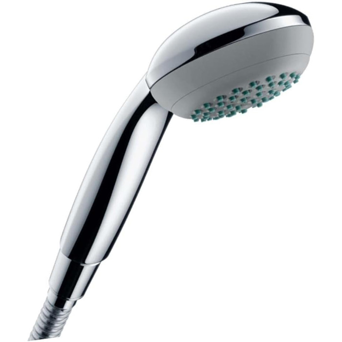 hansgrohe Crometta 85 - Showerhead, Hand Shower with 3 Spray Patterns, Showerhead, Showerhead with Anti-Limescale Function, Chrome, 28563000