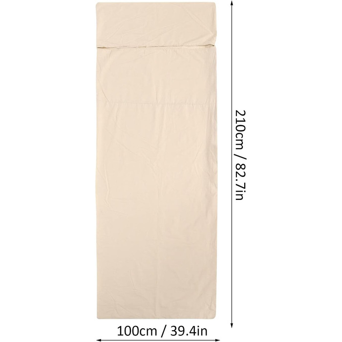 Sleeping Bag Liner, Sleeping Bag & Sheet for Backpacking Camping Travel Sheet Cotton Lightweight Outdoor Sleeping Bag Liner (L) Sporting Goods Chess, Leisure Sport Sporting Goods Chess, Leisure Sport