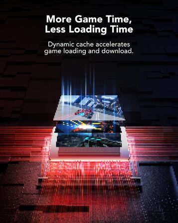 Lexar SSD 1TB M.2 2280 PCIe Gen3x4 NVMe - Внутрішній SSD накопичувач для ПК та геймерів