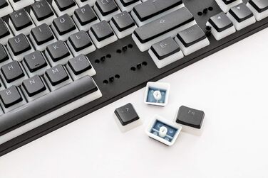 Набір клавіш для механічної клавіатури HK Gaming Pudding | 108 клавіш | PBT Doubleshot | OEM Profile | ANSI US Layout | Сумісний з Cherry MX, Gateron, Kailh, Outemu