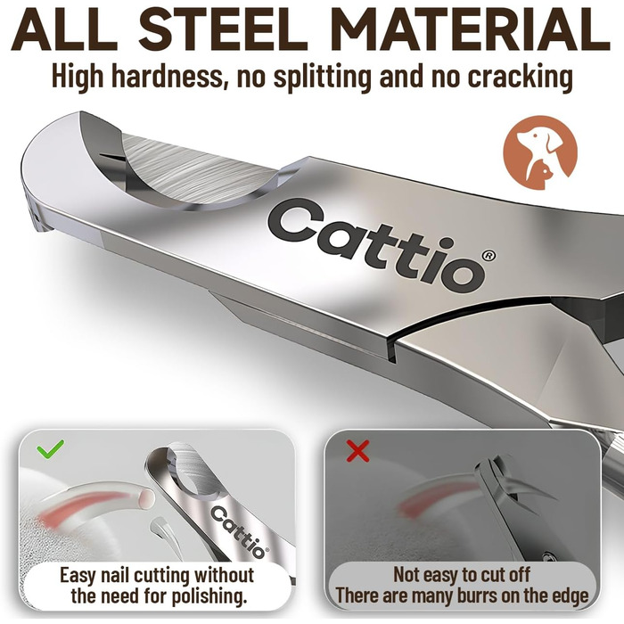 Професійний кусачки для нігтів великих собак – гострі, довговічні та безпечні. Міцний інструмент для догляду за нігтями домашніх тварин з ергономічним дизайном. Кусачки для собак – найкращий вибір для грумінгу.