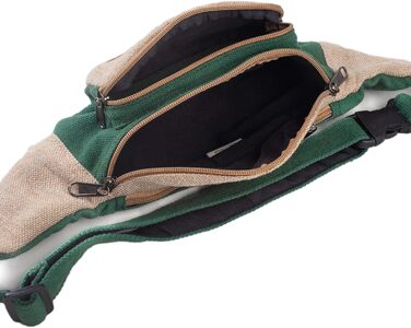 Гірчатка Freakmandu з льону – поясна/перекидна сумка, бохо-хіппі стиль, ручної роботи, для чоловіків та жінок, універсальний розмір (з грибами)