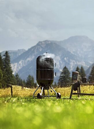 Чохол для гриля RÖSLE Smoker No.1 F50/F50-S, тримач для ребер і м'яса, нержавіюча сталь 18/10, аксесуари для газового та вугільного гриля
