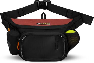 Пакет OllyDog Trailblazer для собак: поясна сумка для ласощів, кулька, диспенсер для відходів, водонепроникний, для прогулянок та тренувань, універсальний розмір (Cider)