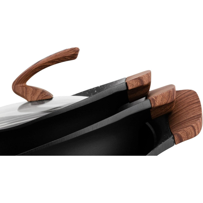 Набір каструль та сковорідок Edenberg EB-9184: 15 предметів з антипригарним покриттям, індукційні | Набір посуду, каструлі, сковороди