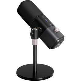 Динамічний мікрофон NearStream USB/XLR для ПК, геймінгу та стрімінгу з регулюванням гучності, кнопкою Mute, ізоляцією голосу, сумісний з MAC, PS4, PS5, мікшером (AM10X/AM15X)