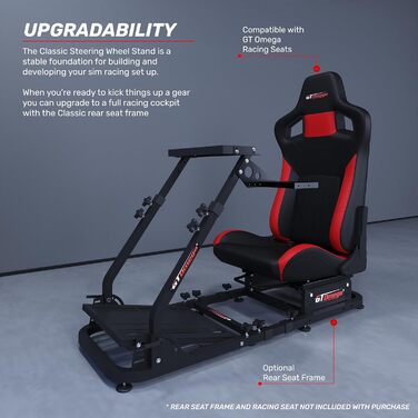 Стійка для керма GT Omega V1 для Logitech G29/G923/G920, Thrustmaster T500, Fanatec Clubsport - регульована, сумісна з PS4/Xbox/PC