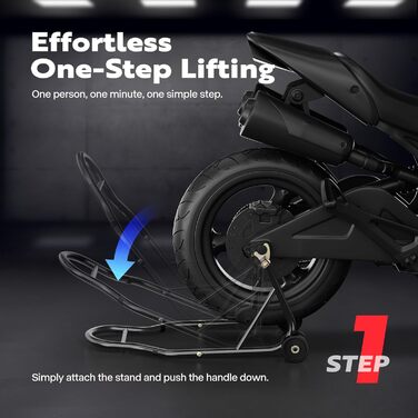 Мотоциклетна стійка для заднього колеса SPECSTAR, універсальна, сталева, вантажопідйомність до 200 кг, для обслуговування і ремонту