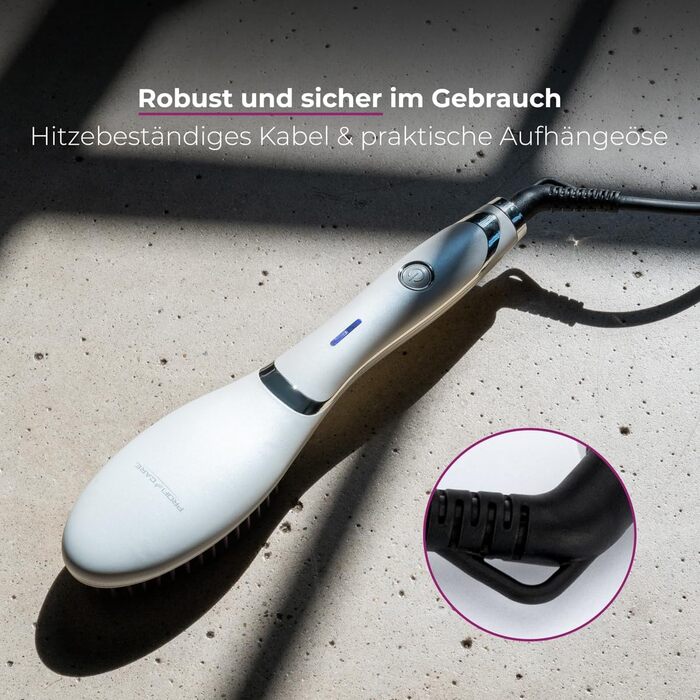 Плойка-щітка ProfiCare® PC-GB 3021 з керамічним покриттям | Випрямляч для волосся | Швидкий нагрів | LED-індикатор | Термостійкий кабель