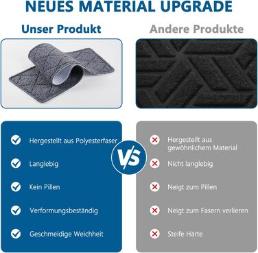 Килимок на сходинки, антиковзаючі, 20x76 см (15 шт), килимки на сходи, багаторазовий клей для чистих поверхонь, захист сходів для дітей, сірий