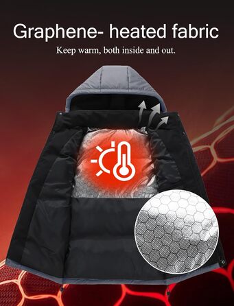 Чоловіча зимова жилетка AIEOE з PU, без рукавів, для активного відпочинку з капюшоном, термо, стеганий, теплий, водонепроникний (S, сірий)