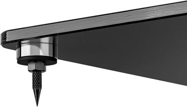 Підставка для акустики 2 шт. HS35L - міцна, з антирезонансним килимком, змінними ніжками, для стабільного положення та чистого звуку