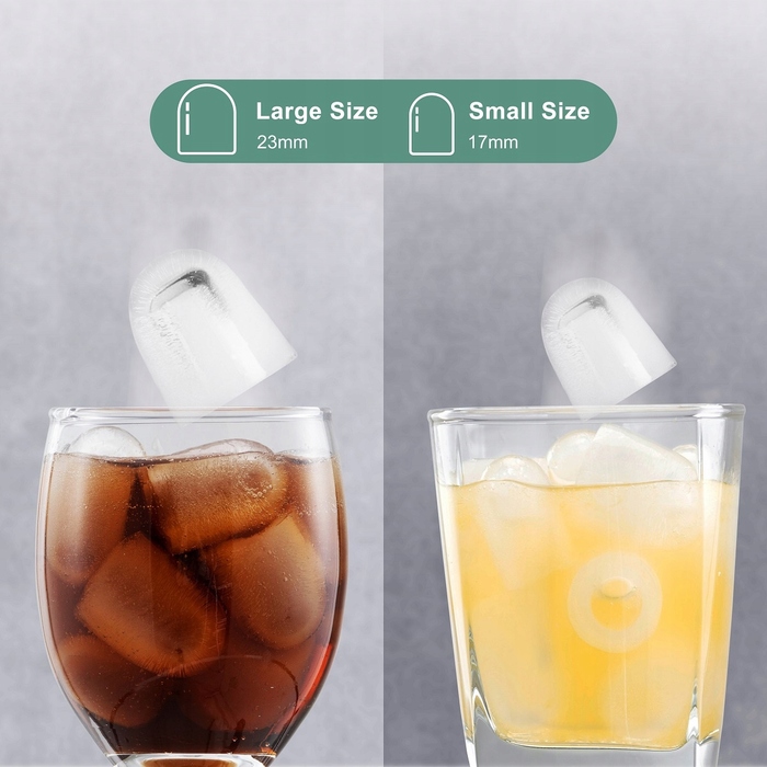 Льодогенератор ICE CHEF 2.0, сріблястий/сірий, 90 Вт