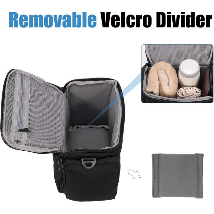 Сумка для камери CADeN, водонепроникна, для Canon, Nikon, Sony (чорна, S)