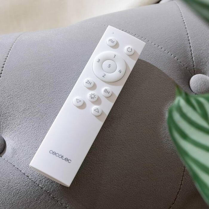 Стеляний вентилятор Cecotec EnergySilence Aero 5200 Black Design: 40 Вт, 52 дюйми, DC мотор, LED підсвічування, пульт керування (дерев'яне покриття, золотий колір)