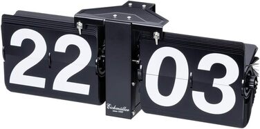 Eichmüller Deko Flip Clock - Table Clock - Black Black