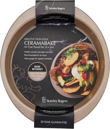 Форма для випічки Stanley Rogers Ceramabake антипригарна керамічна, 20x7 см (15x15x3 см) без PFAS, PTFE, PFOA, кадмію та свинцю