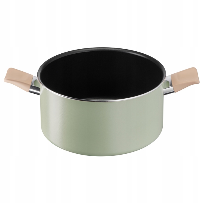 Каструля традиційна з кришкою Tefal Blossom G1744624, алюмінієва, для індукційних плит, 5,2 л
