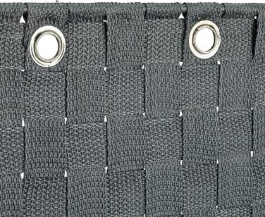 Relaxdays Hanging Organizer Fabric, Over-the-Door Organizer with 3 Storage Baskets, Wall Organizer Bathroom, PP, HBT: 75x25x15cm, gray