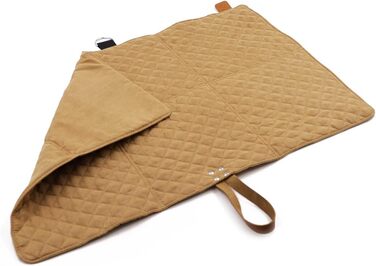 Килимок для собак Paws&Co: портативний, складаний, 75x50 см (M, коричневий)