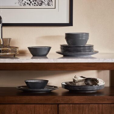 Набір посуду з меламіну на 8 осіб (24 шт.) - тарілки та набір посуду з меламіну, ідеально для кемпінгу, дачі та відпочинку на природі