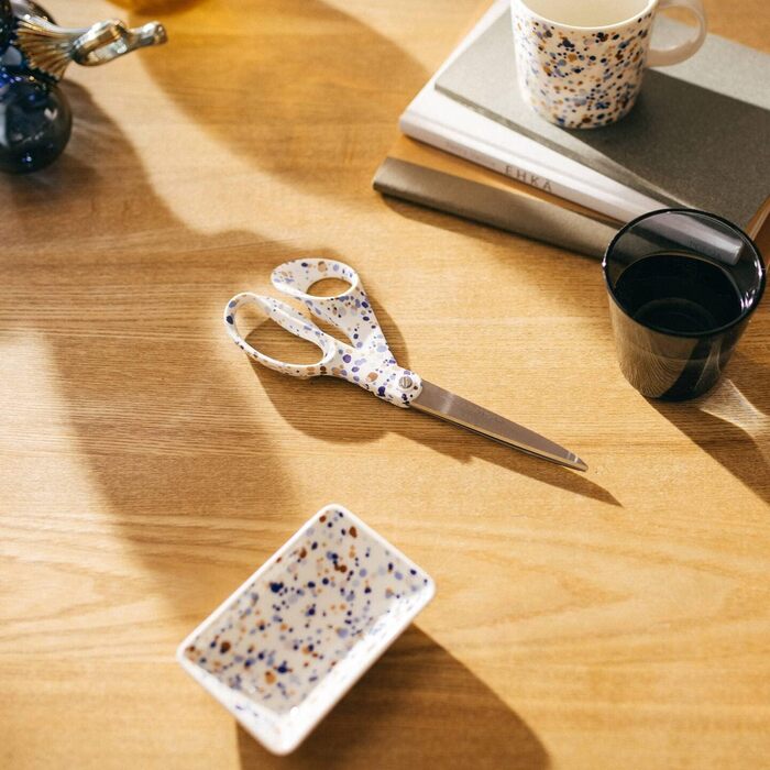 Дизайнерські універсальні ножиці Fiskars x Iittala для правші, 21 см, нержавіюча сталь, у синій подарунковій коробці