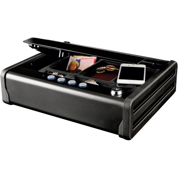 MASTER LOCK Portable Safe with Combination Lock and Cable - P008EML - Ideal for Electronics, Documents, Cash & More