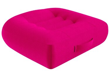 Подушка для сидіння в авто/на стілець з поліестеру 40x40x12 см, чорна (рожева), для дому, офісу, саду, інвалідного візка, дивана