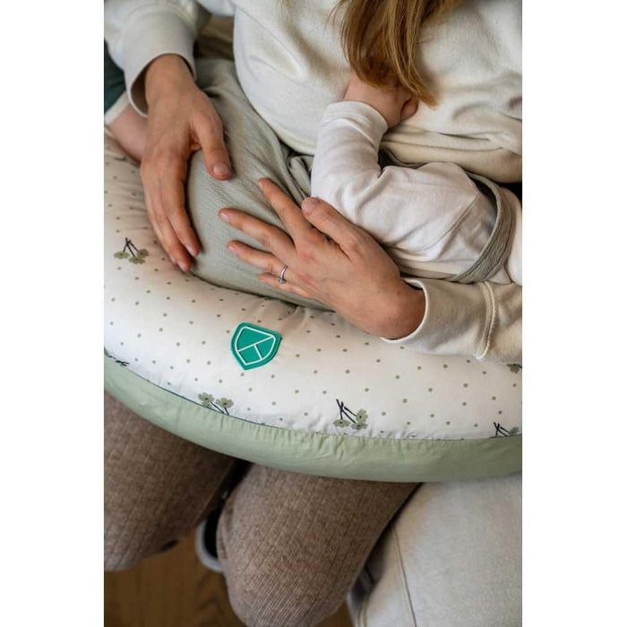 Подушка для вагітних Koala Babycare XXL з бавовняним чохлом - сертифікований медичний виріб, подушка для сну на боці, сіра та біла