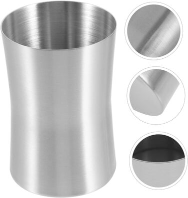 Cabilock Stainless Steel Cup, Brushed Nickel, Bathroom Cup, Toothbrush Holder, Toothbrush Holder, Gray, Toothbrush Holder, Wall Mount, Water Bottle, Toothpaste Holder for Bathroom (2)